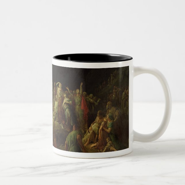 Caneca De Café Em Dois Tons O vale dos rasgos, 1883 (Direita)