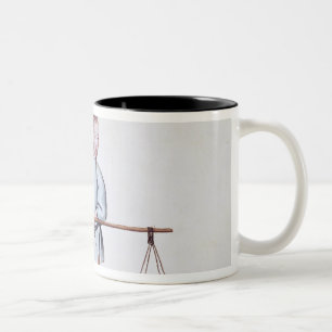 Caneca De Café Em Dois Tons O vendedor do coalho