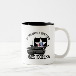 Caneca De Café Em Dois Tons ò Veterinário da identificação DMZ Coreia