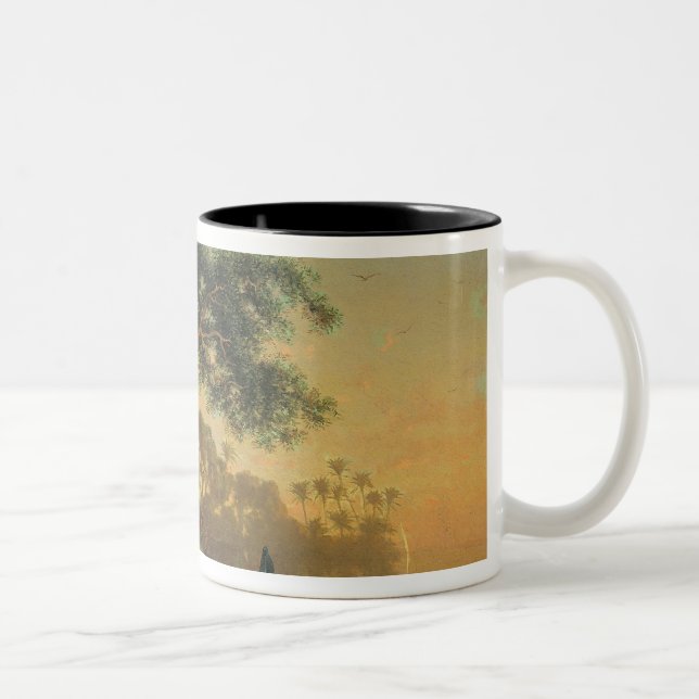 Caneca De Café Em Dois Tons Oásis árabes, 1853 (Direita)
