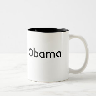 Caneca De Café Em Dois Tons Obama