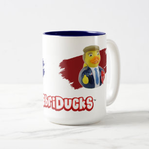 Caneca De Café Em Dois Tons Obama Trump Mugs Patos De Borracha