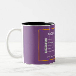 Caneca De Café Em Dois Tons Objetivo Smart de volta à escola