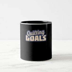 Caneca De Café Em Dois Tons Objetivos Enganosos de Limpeza