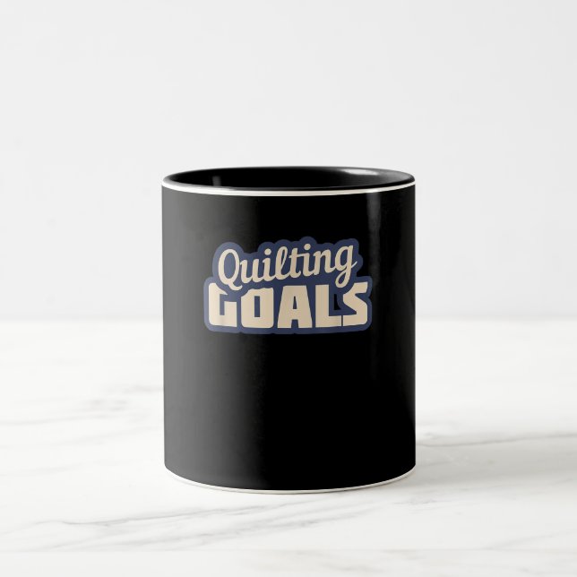 Caneca De Café Em Dois Tons Objetivos Enganosos de Limpeza (Centro)