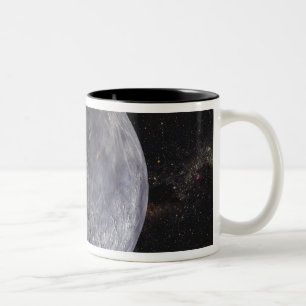 Caneca De Café Em Dois Tons Objeto Kuiper Belt