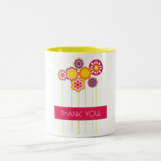 Caneca De Café Em Dois Tons Obrigado agredir