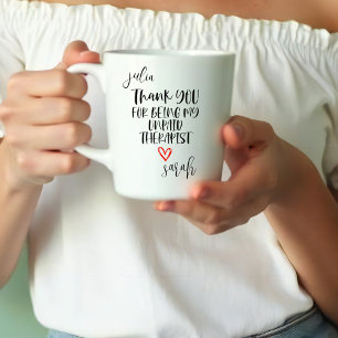 Caneca De Café Em Dois Tons Obrigado Por Ser Meu Terapeuta Não Pago Melhor 