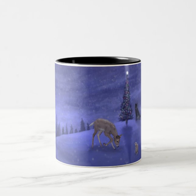 Caneca De Café Em Dois Tons Observação da Noite (Centro)