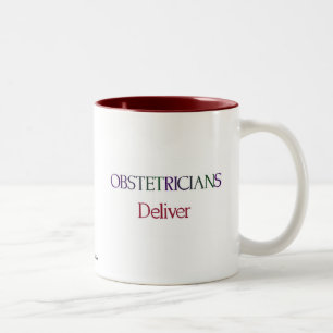 Caneca De Café Em Dois Tons Obstetrícia Entrega