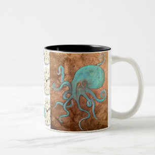 Caneca De Café Em Dois Tons obtenha kraken!