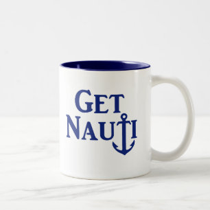 CANECA DE CAFÉ EM DOIS TONS "OBTENHA O NAUTI"