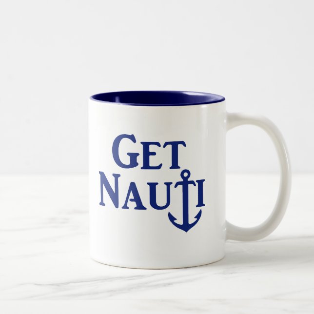 CANECA DE CAFÉ EM DOIS TONS "OBTENHA O NAUTI" (Direita)