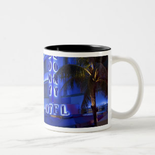 Caneca De Café Em Dois Tons Ocean Drive, South Beach, Miami Beach, 2