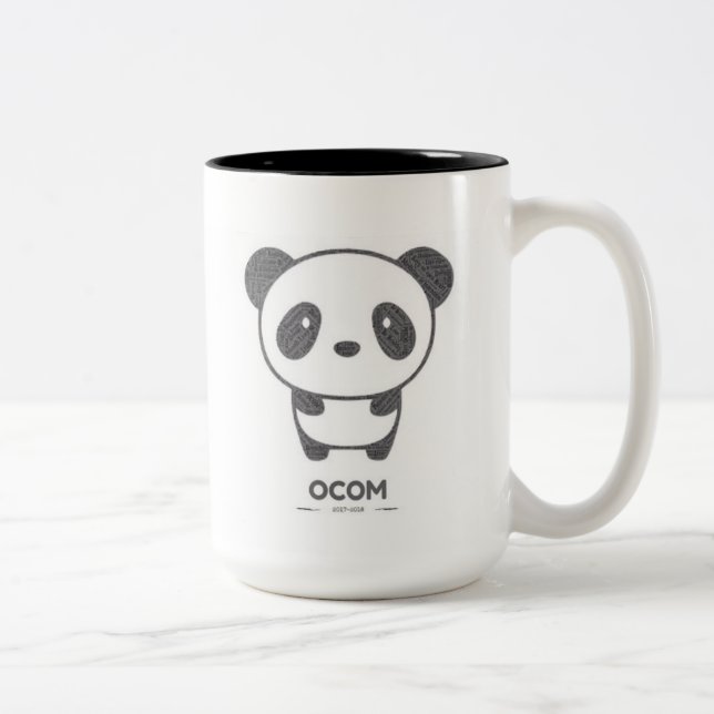 Caneca De Café Em Dois Tons OCOM 2017-18 Panda Mug (Direita)