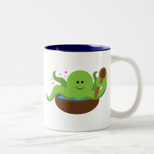 Caneca De Café Em Dois Tons Octopus Soup