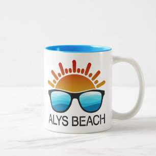 Caneca De Café Em Dois Tons Óculos de Sol de Alys Beach