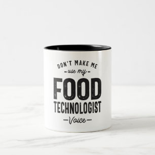 Caneca De Café Em Dois Tons Ocupação de Trabalho Tecnológico comida