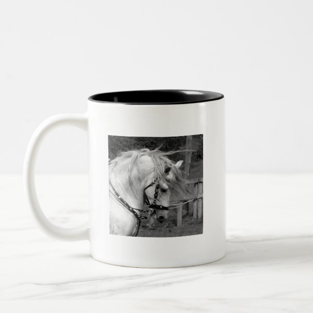 Caneca De Café Em Dois Tons Ode ao cavalo (Esquerda)