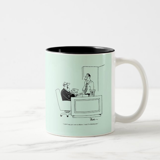 Caneca De Café Em Dois Tons Office Blame (Direita)