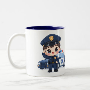 Caneca De Café Em Dois Tons Oficialzinho Amigável