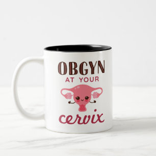 Caneca De Café Em Dois Tons OGBYN No Seu Cervix
