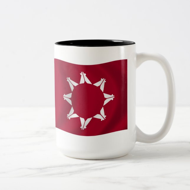 Caneca De Café Em Dois Tons Oglala Lakota Flag Mug (Direita)