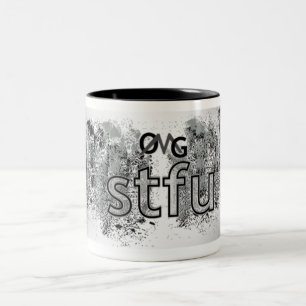 Caneca De Café Em Dois Tons Oh, meu Deus!