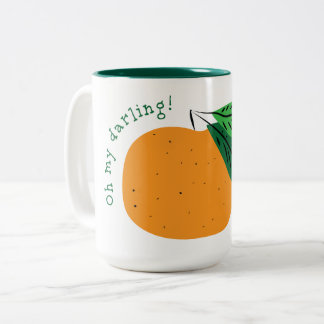 Caneca De Café Em Dois Tons Oh meu querido Clementine!