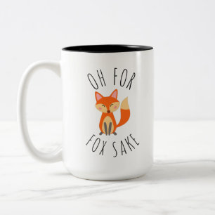 Caneca De Café Em Dois Tons Oh pelo amor de Deus