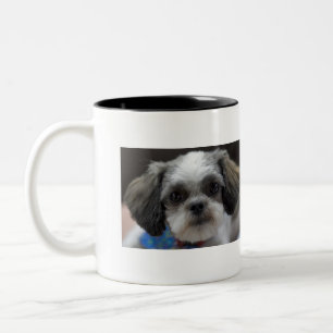 Caneca De Café Em Dois Tons OH SHIH TZU é tempo do café