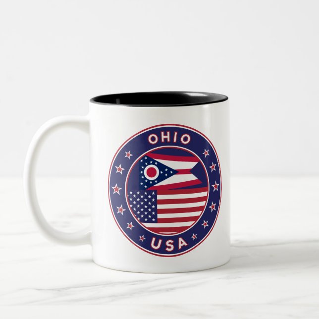 Caneca De Café Em Dois Tons Ohio (Esquerda)