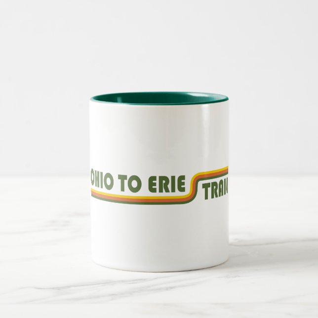Caneca De Café Em Dois Tons Ohio To Erie Trail (Centro)