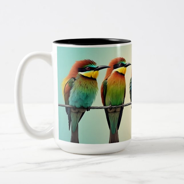 CANECA DE CAFÉ EM DOIS TONS OISEAUX (Esquerda)