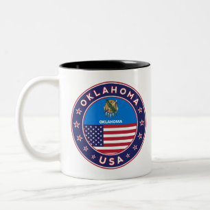 Caneca De Café Em Dois Tons Oklahoma