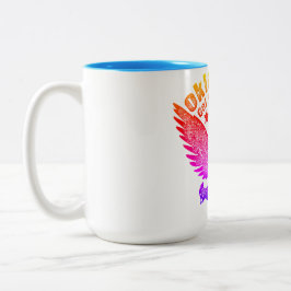 Caneca De Café Em Dois Tons Oklahoma Get Your Kicks Rte 66 com Filtro Ipanema