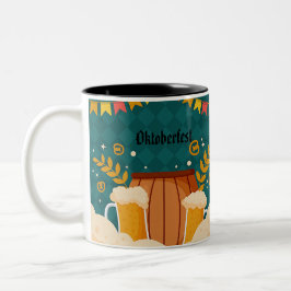 Caneca De Café Em Dois Tons Oktoberfest Coffee Mugs