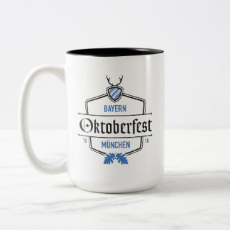 Caneca De Café Em Dois Tons Oktoberfest Munich, Baviera