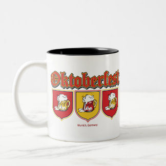Caneca De Café Em Dois Tons Oktoberfest-Shield — Cervejas