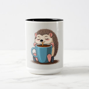 Caneca De Café Em Dois Tons Olá Hedgehog Mug