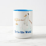 CANECA DE CAFÉ EM DOIS TONS OLÁ PARA O MUNDO!<br><div class="desc">Feliz presente Chanucá trazendo OY para o mundo! Nosso boneco de neve judeu tem a ideia certa!</div>