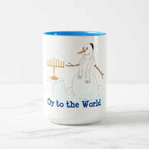 CANECA DE CAFÉ EM DOIS TONS OLÁ PARA O MUNDO!