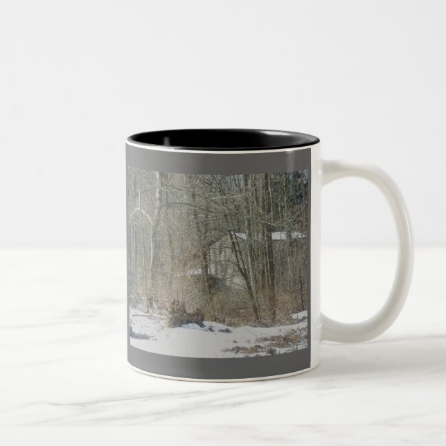 Caneca De Café Em Dois Tons Old Mill Sumneytown PA Mug (Direita)