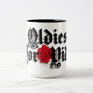Caneca De Café Em Dois Tons Oldies por vida Mug de café
