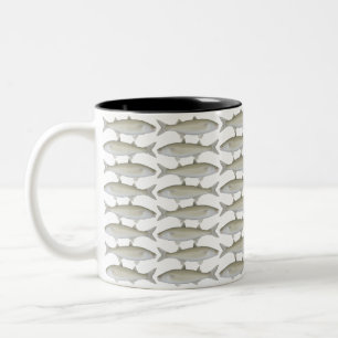 Caneca De Café Em Dois Tons Olho Amarelo Mullet