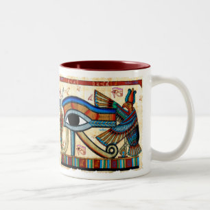 Caneca De Café Em Dois Tons OLHO da coleção de HORUS