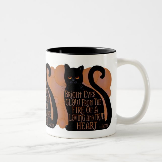 Caneca De Café Em Dois Tons Olhos brilhantes (Direita)