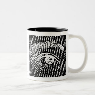 Caneca De Café Em Dois Tons Olhos da Rainha Elizabeth
