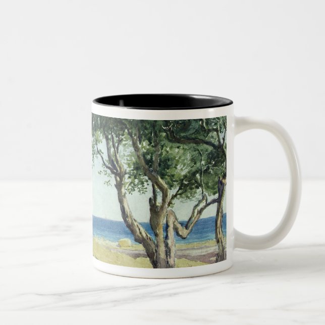 Caneca De Café Em Dois Tons Oliveiras velhas, Bordighera (Direita)