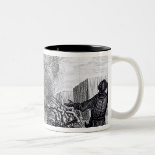 Caneca De Café Em Dois Tons Oliver Cromwell Besieges o Drogheda em 1649-50